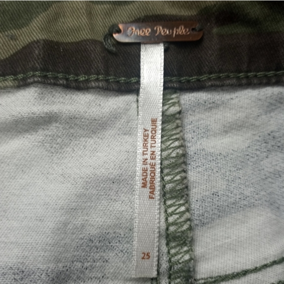 Free People High Rise Skinny Camo Jeans - Picture 8 of 8